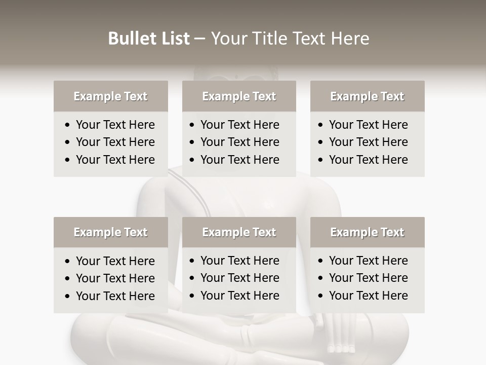 Budha Creed Godhood PowerPoint Template