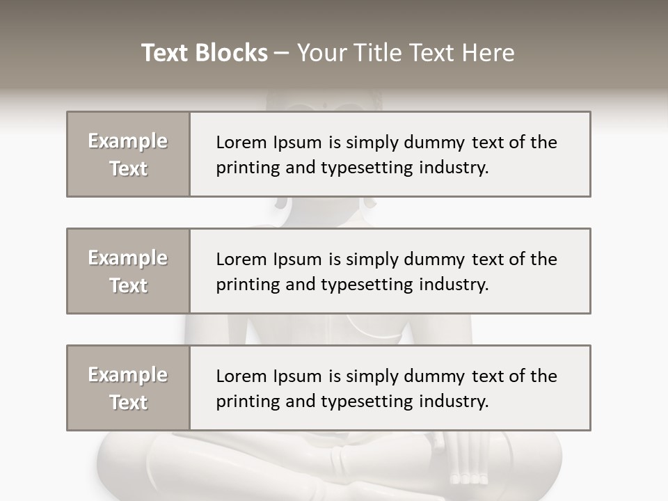 Budha Creed Godhood PowerPoint Template