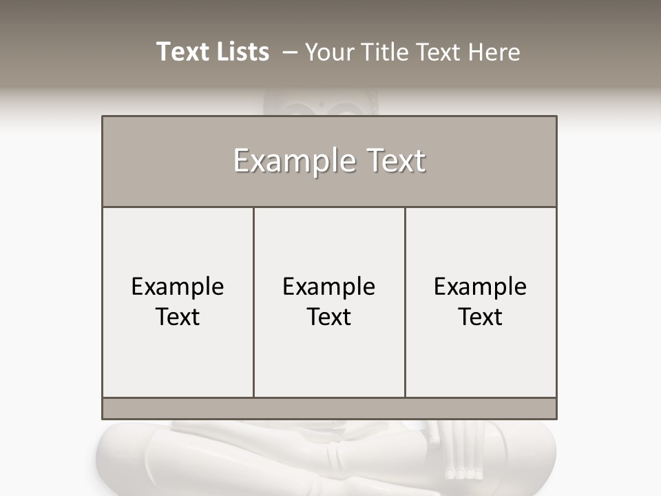 Budha Creed Godhood PowerPoint Template