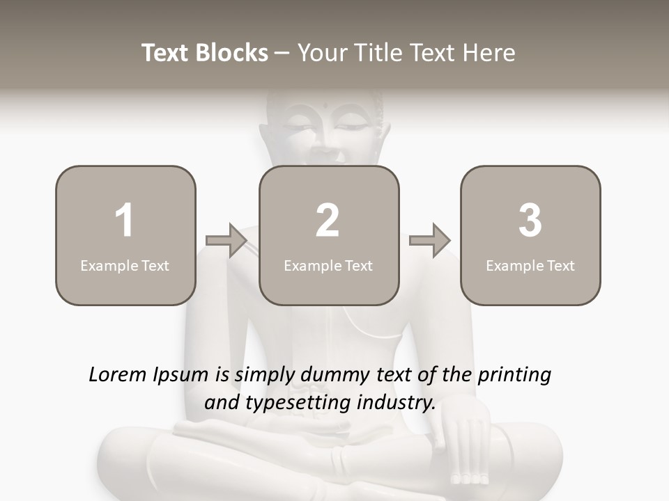 Budha Creed Godhood PowerPoint Template