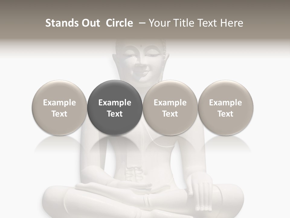 Budha Creed Godhood PowerPoint Template
