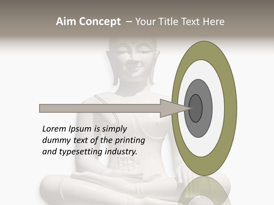 Budha Creed Godhood PowerPoint Template