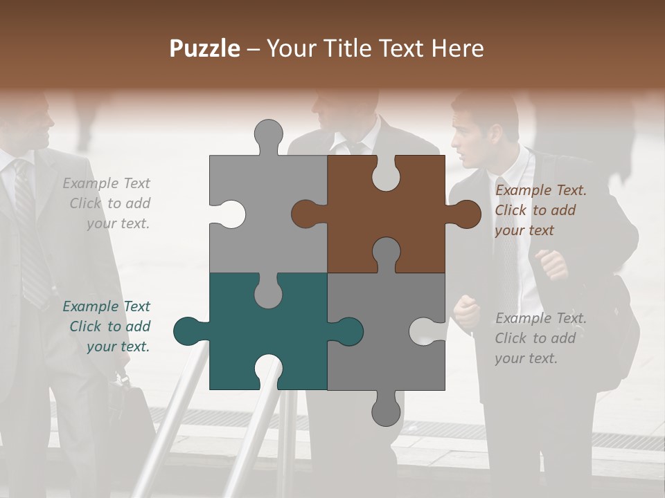 Talking Partners Meeting PowerPoint Template