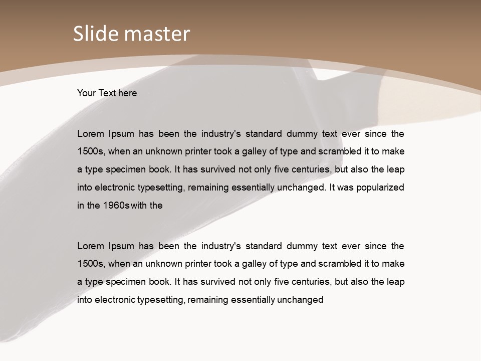 Isolated Clipping Chocolate PowerPoint Template