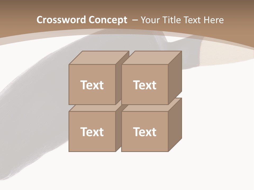 Isolated Clipping Chocolate PowerPoint Template