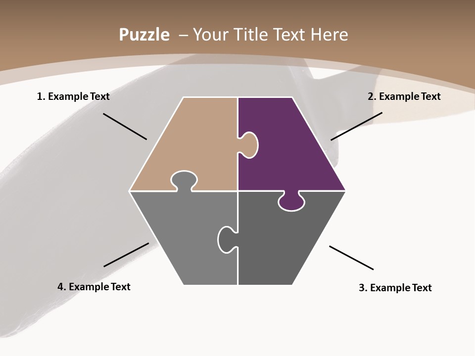 Isolated Clipping Chocolate PowerPoint Template