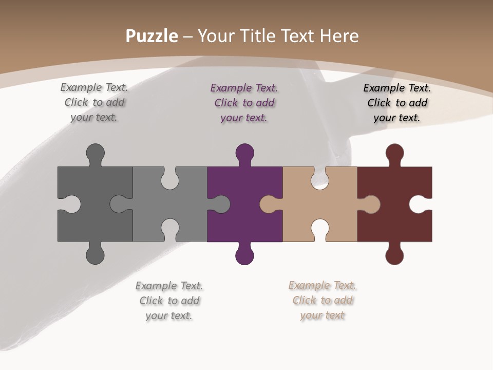 Isolated Clipping Chocolate PowerPoint Template