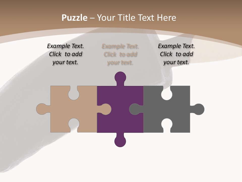 Isolated Clipping Chocolate PowerPoint Template