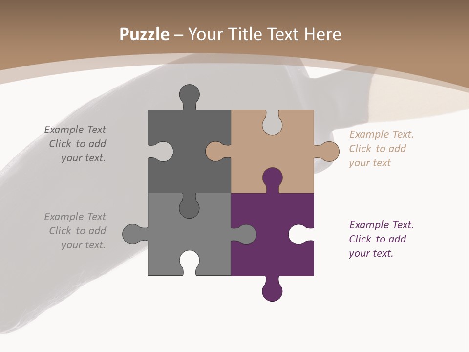 Isolated Clipping Chocolate PowerPoint Template