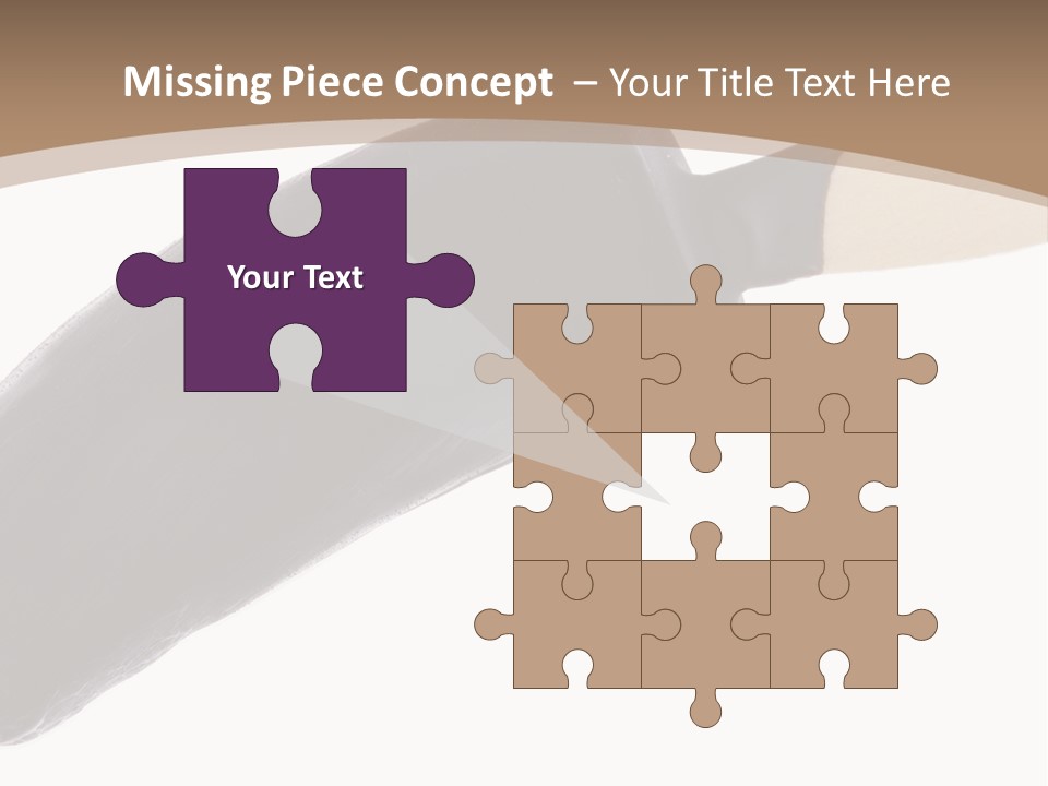 Isolated Clipping Chocolate PowerPoint Template