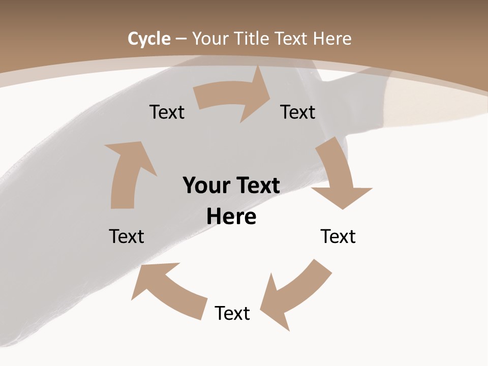 Isolated Clipping Chocolate PowerPoint Template