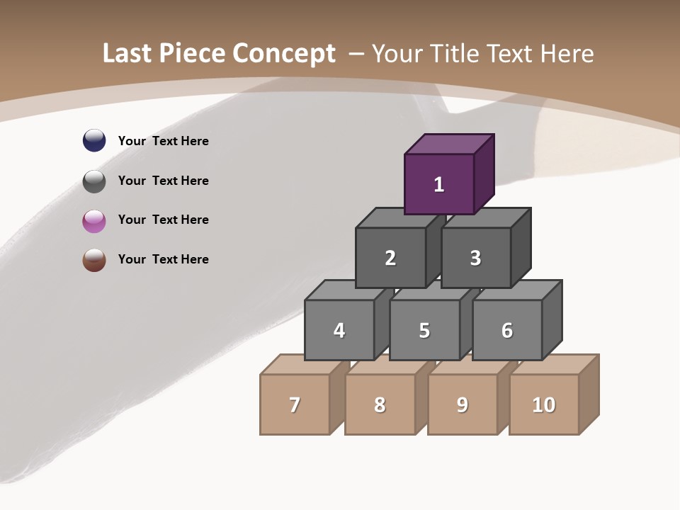 Isolated Clipping Chocolate PowerPoint Template