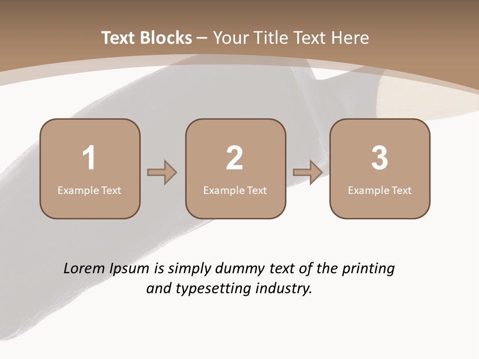 Isolated Clipping Chocolate PowerPoint Template
