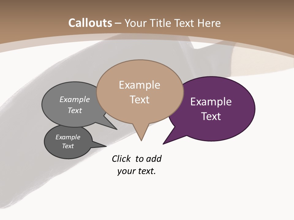 Isolated Clipping Chocolate PowerPoint Template