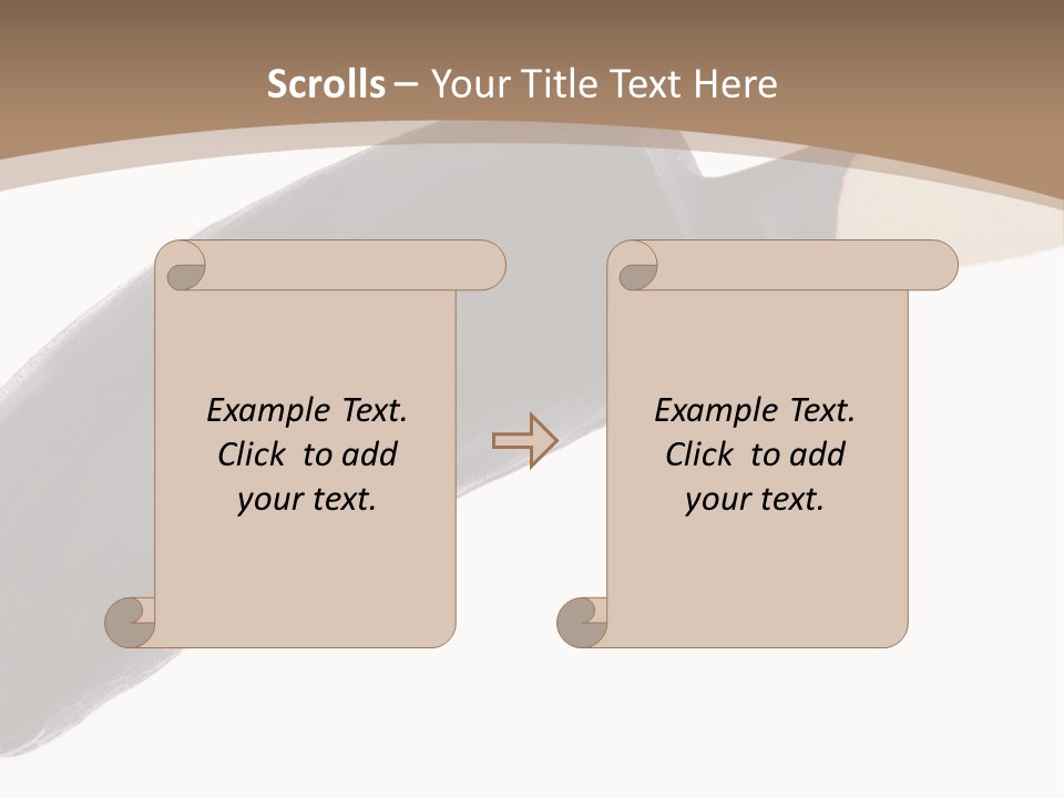 Isolated Clipping Chocolate PowerPoint Template