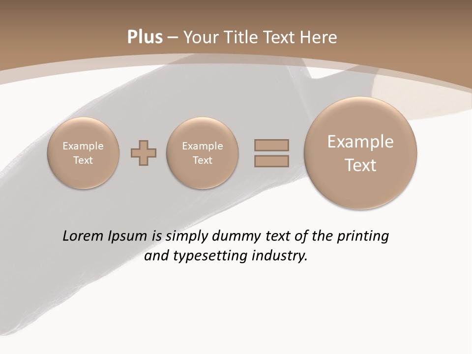 Isolated Clipping Chocolate PowerPoint Template
