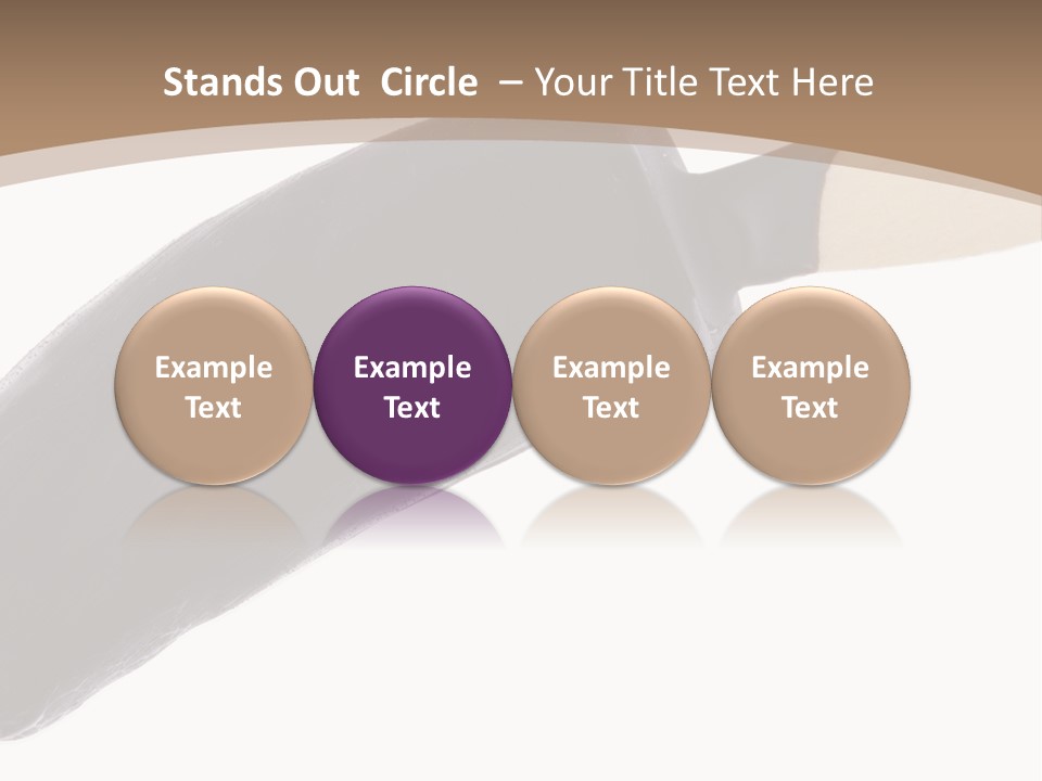 Isolated Clipping Chocolate PowerPoint Template