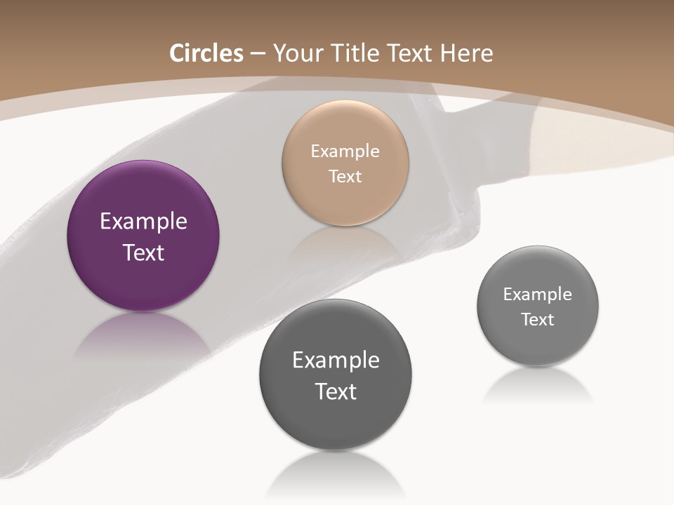 Isolated Clipping Chocolate PowerPoint Template