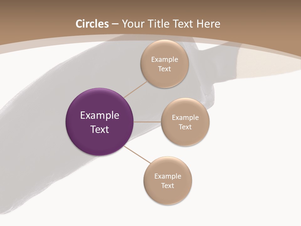 Isolated Clipping Chocolate PowerPoint Template