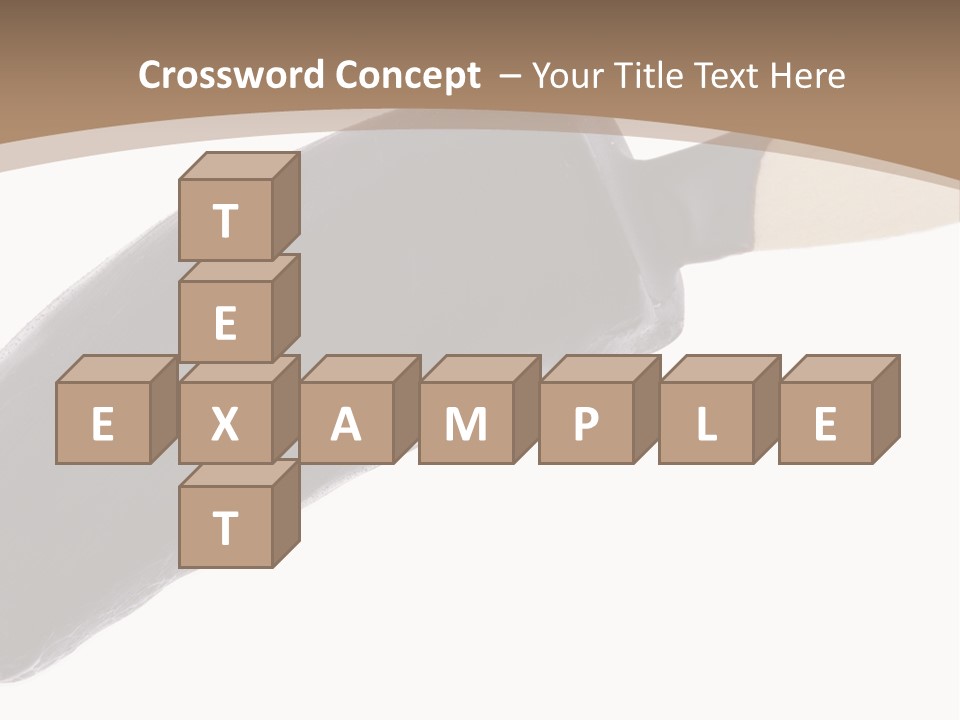 Isolated Clipping Chocolate PowerPoint Template