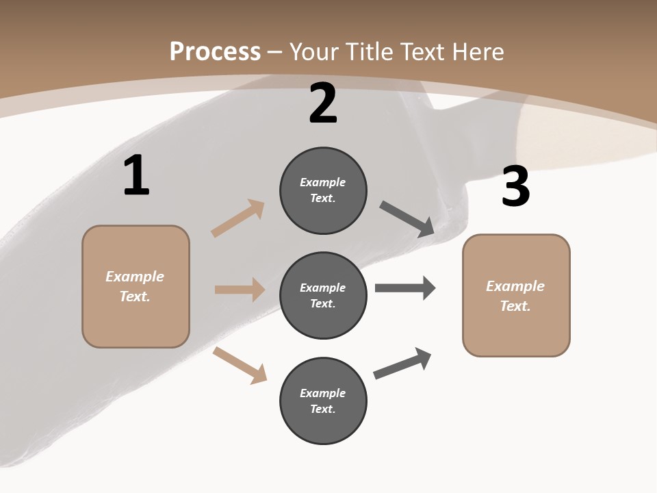 Isolated Clipping Chocolate PowerPoint Template