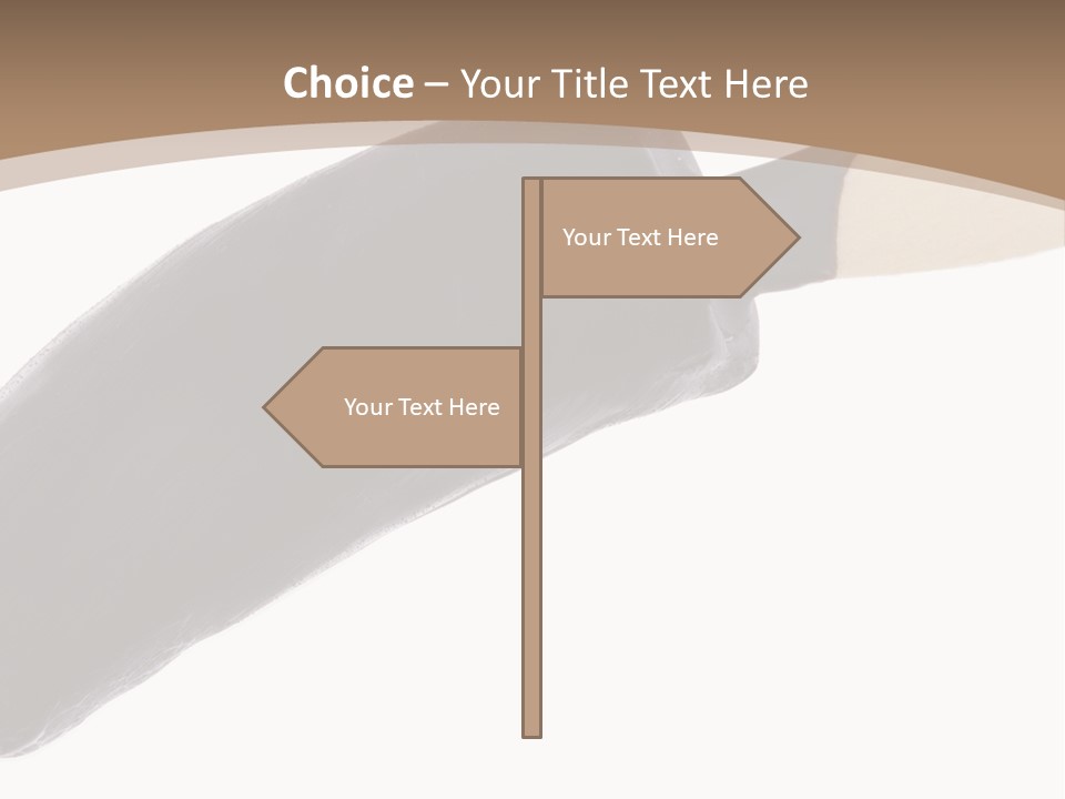 Isolated Clipping Chocolate PowerPoint Template