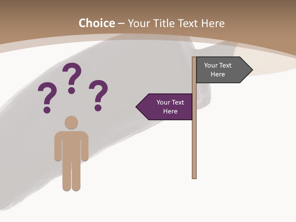 Isolated Clipping Chocolate PowerPoint Template