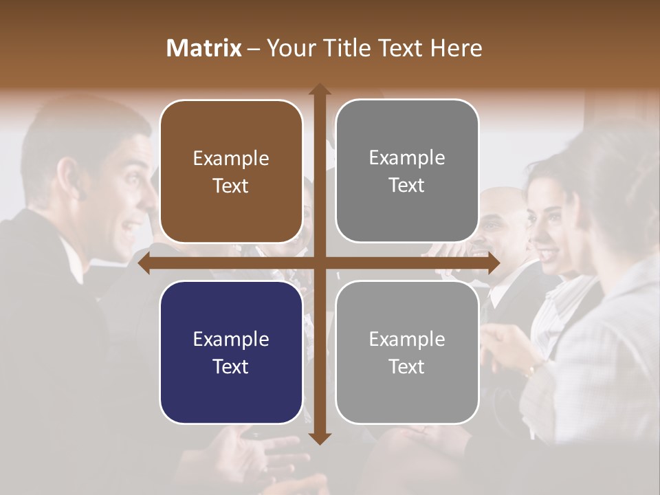 Discussing Audience Diverse PowerPoint Template