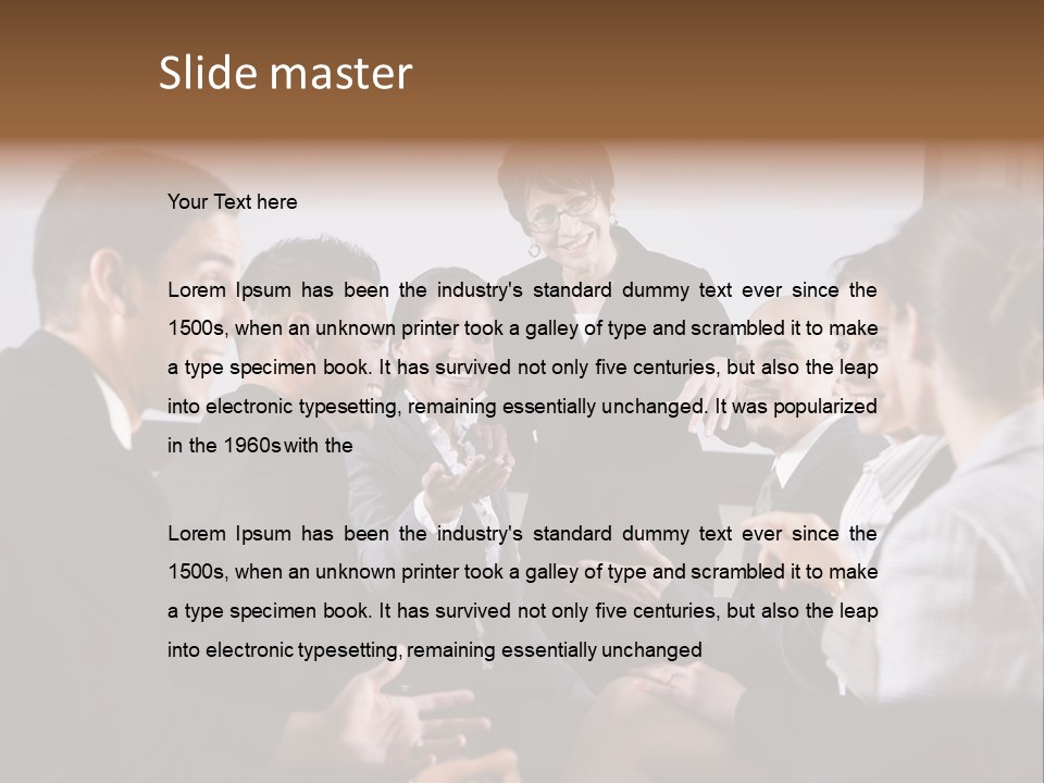 Discussing Audience Diverse PowerPoint Template