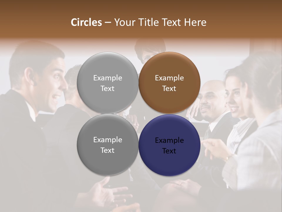 Discussing Audience Diverse PowerPoint Template