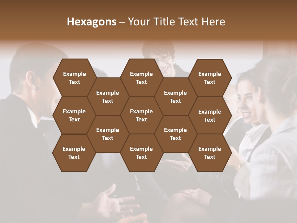 Discussing Audience Diverse PowerPoint Template