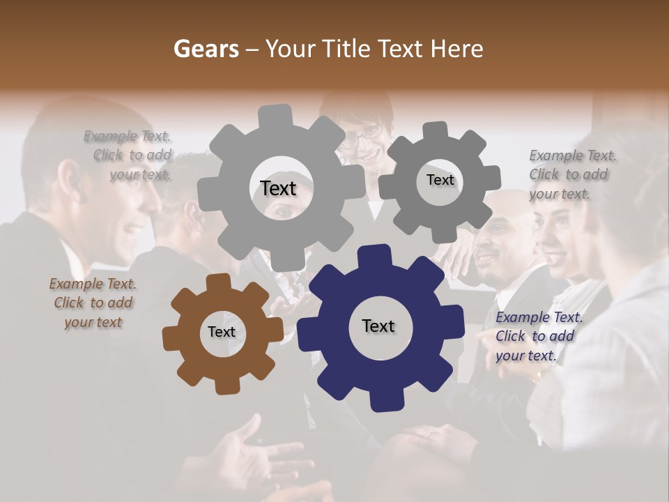 Discussing Audience Diverse PowerPoint Template