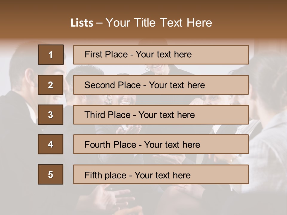 Discussing Audience Diverse PowerPoint Template