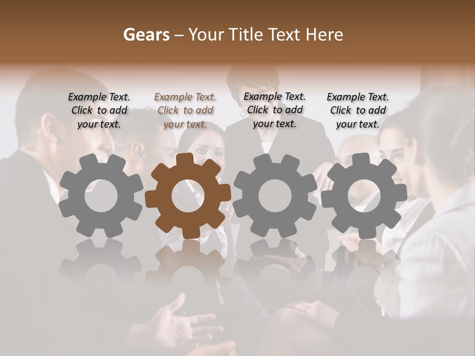 Discussing Audience Diverse PowerPoint Template