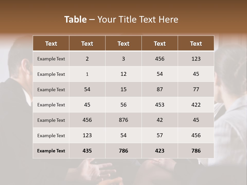 Discussing Audience Diverse PowerPoint Template