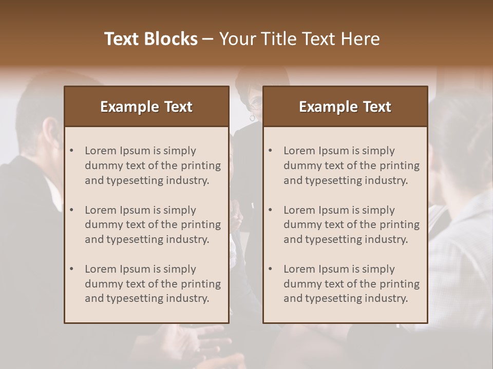Discussing Audience Diverse PowerPoint Template