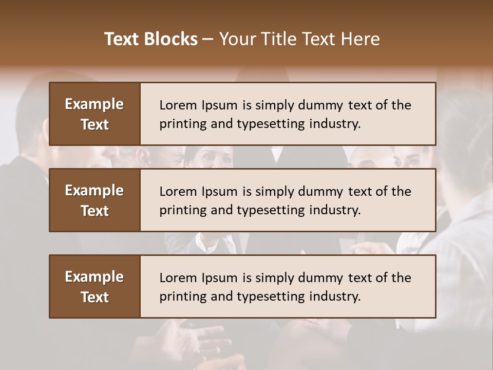 Discussing Audience Diverse PowerPoint Template