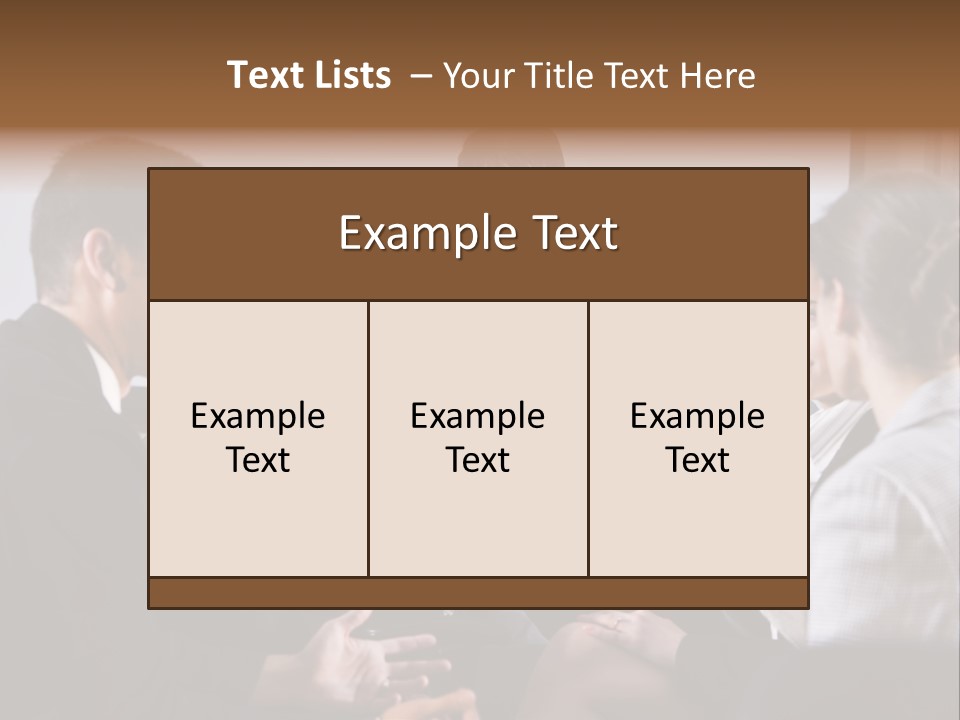 Discussing Audience Diverse PowerPoint Template