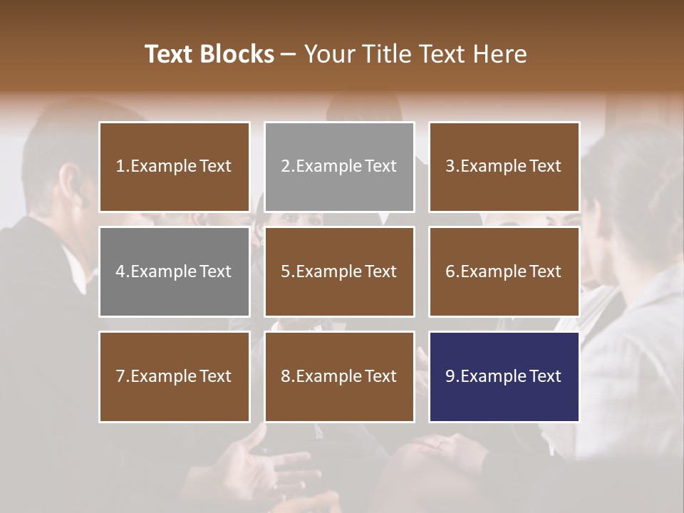 Discussing Audience Diverse PowerPoint Template