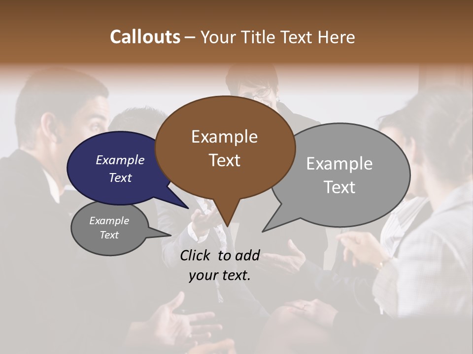 Discussing Audience Diverse PowerPoint Template