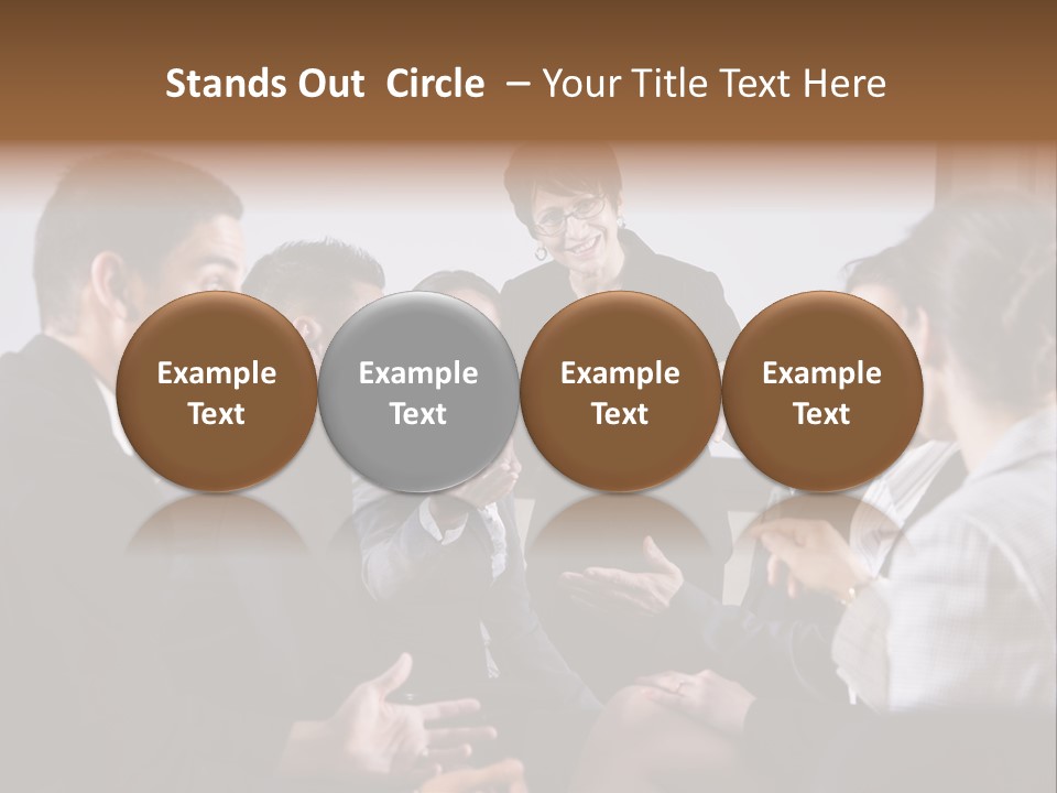 Discussing Audience Diverse PowerPoint Template