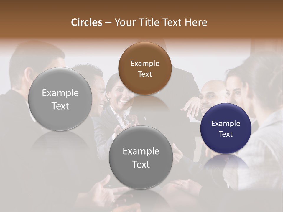 Discussing Audience Diverse PowerPoint Template