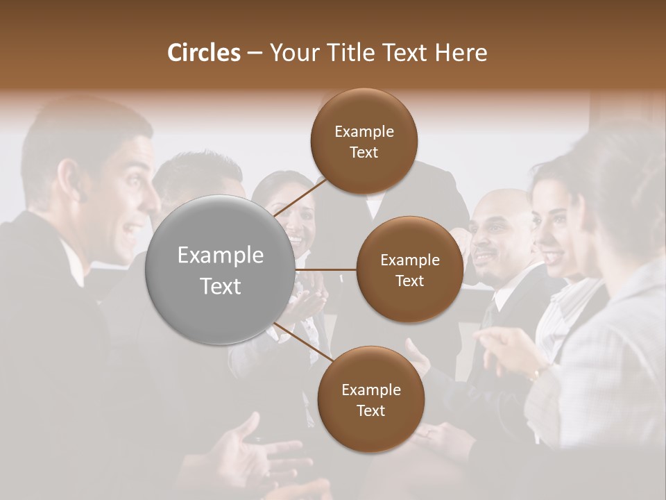Discussing Audience Diverse PowerPoint Template