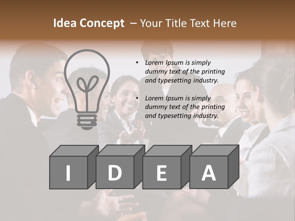 Discussing Audience Diverse PowerPoint Template