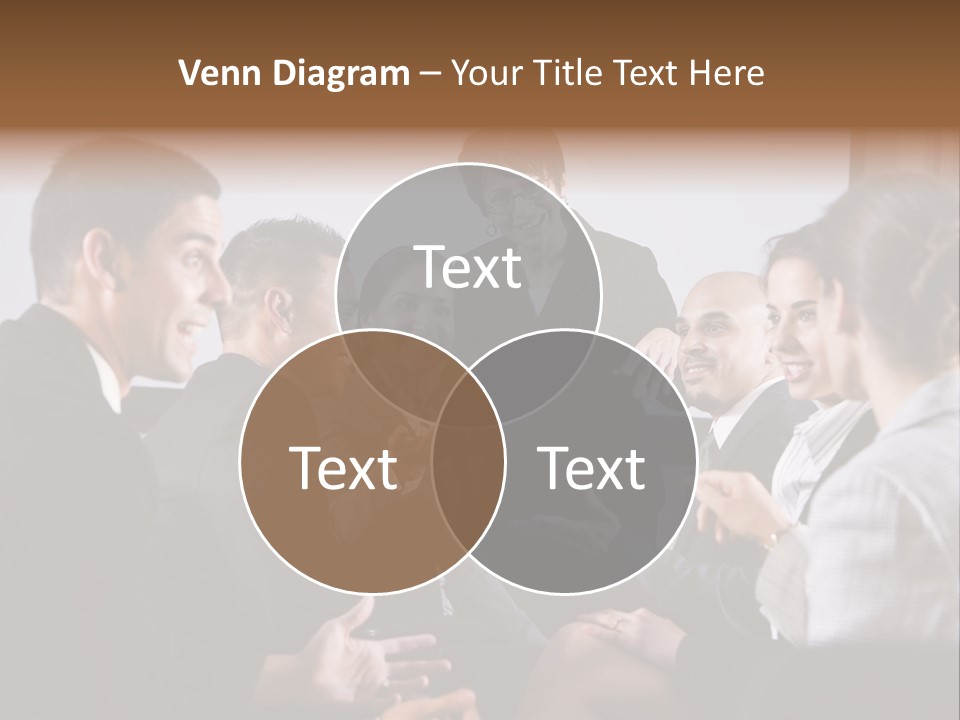 Discussing Audience Diverse PowerPoint Template