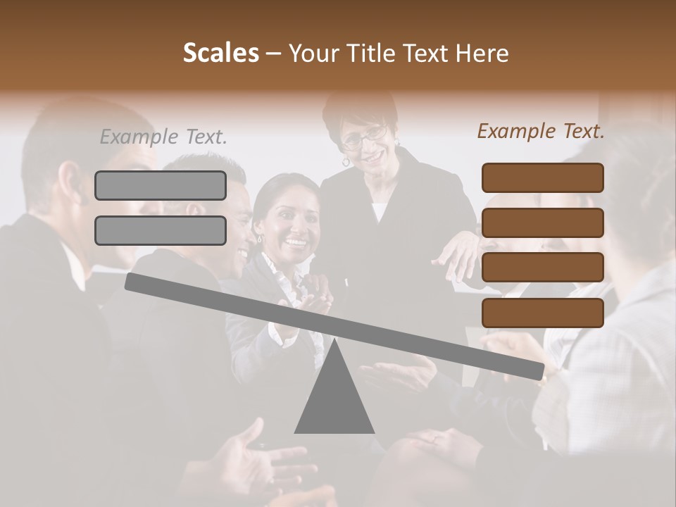Discussing Audience Diverse PowerPoint Template