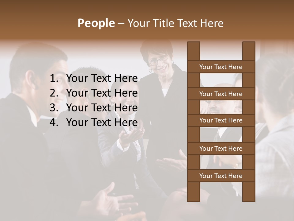Discussing Audience Diverse PowerPoint Template