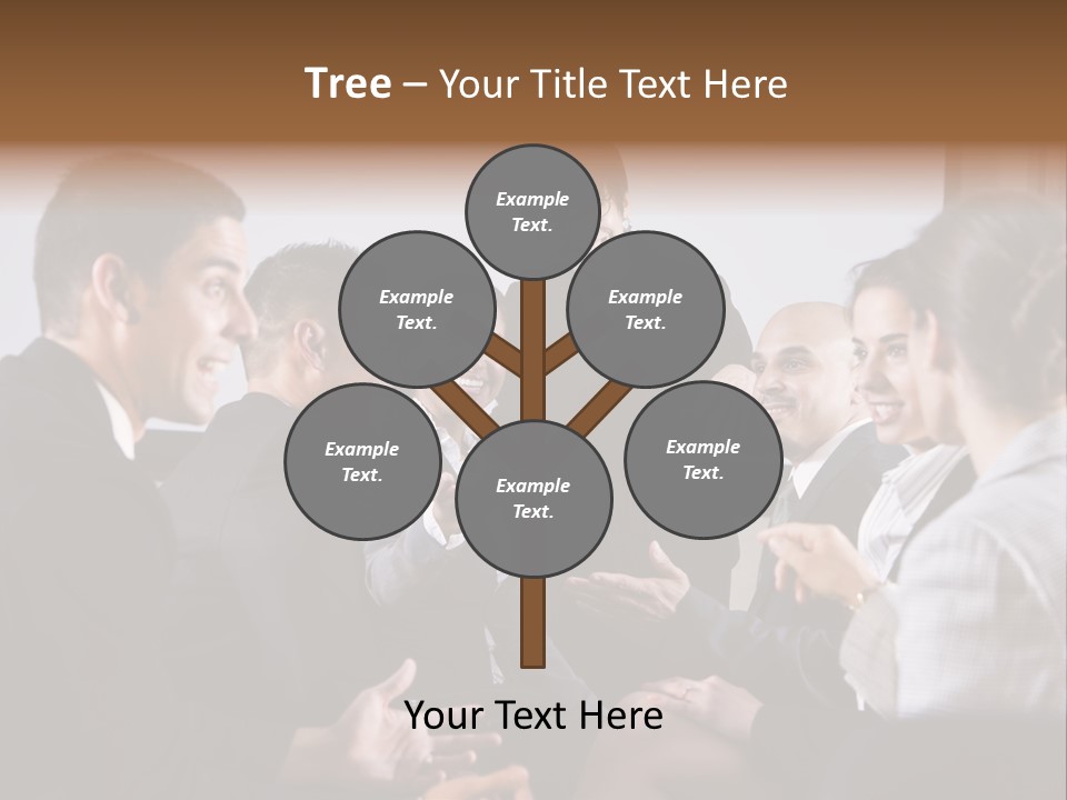 Discussing Audience Diverse PowerPoint Template