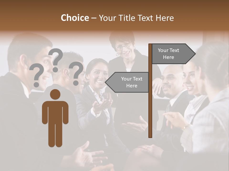 Discussing Audience Diverse PowerPoint Template