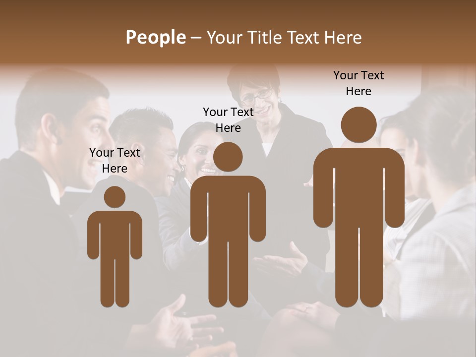 Discussing Audience Diverse PowerPoint Template